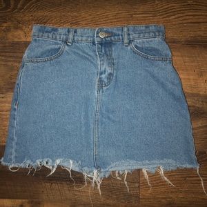 Brandy Melville Denim Mini Skirt